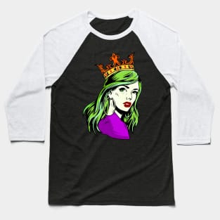 Princess with a golden crown Baseball T-Shirt